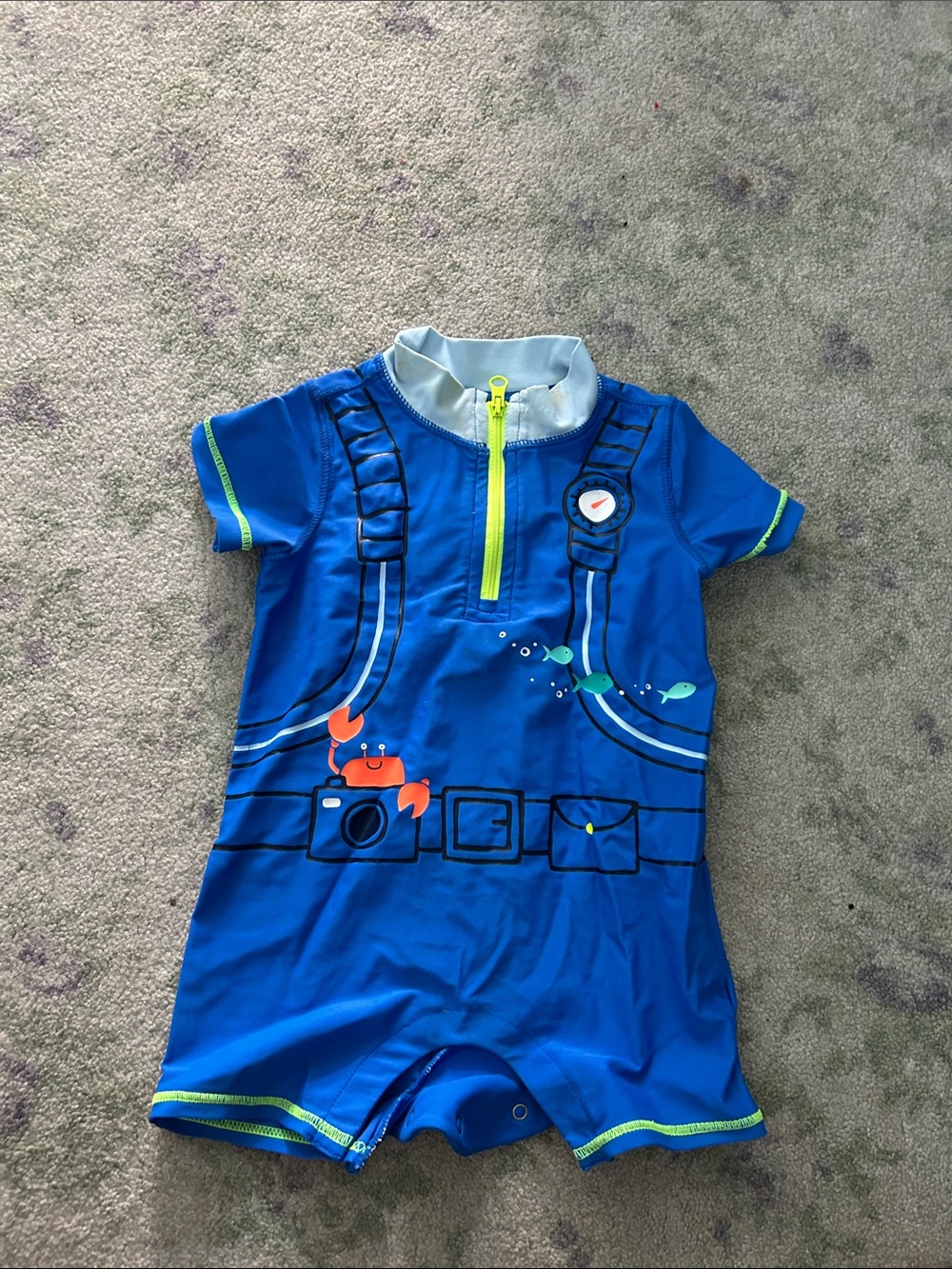 Baby gap Kids Crab & Fish Rash Guard swim size 9-12m